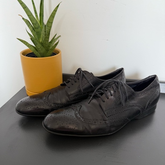 Paul Smith black leather Milton wingtip brogue dress shoes - 42 (US 8.5 - 9) - Picture 6 of 8